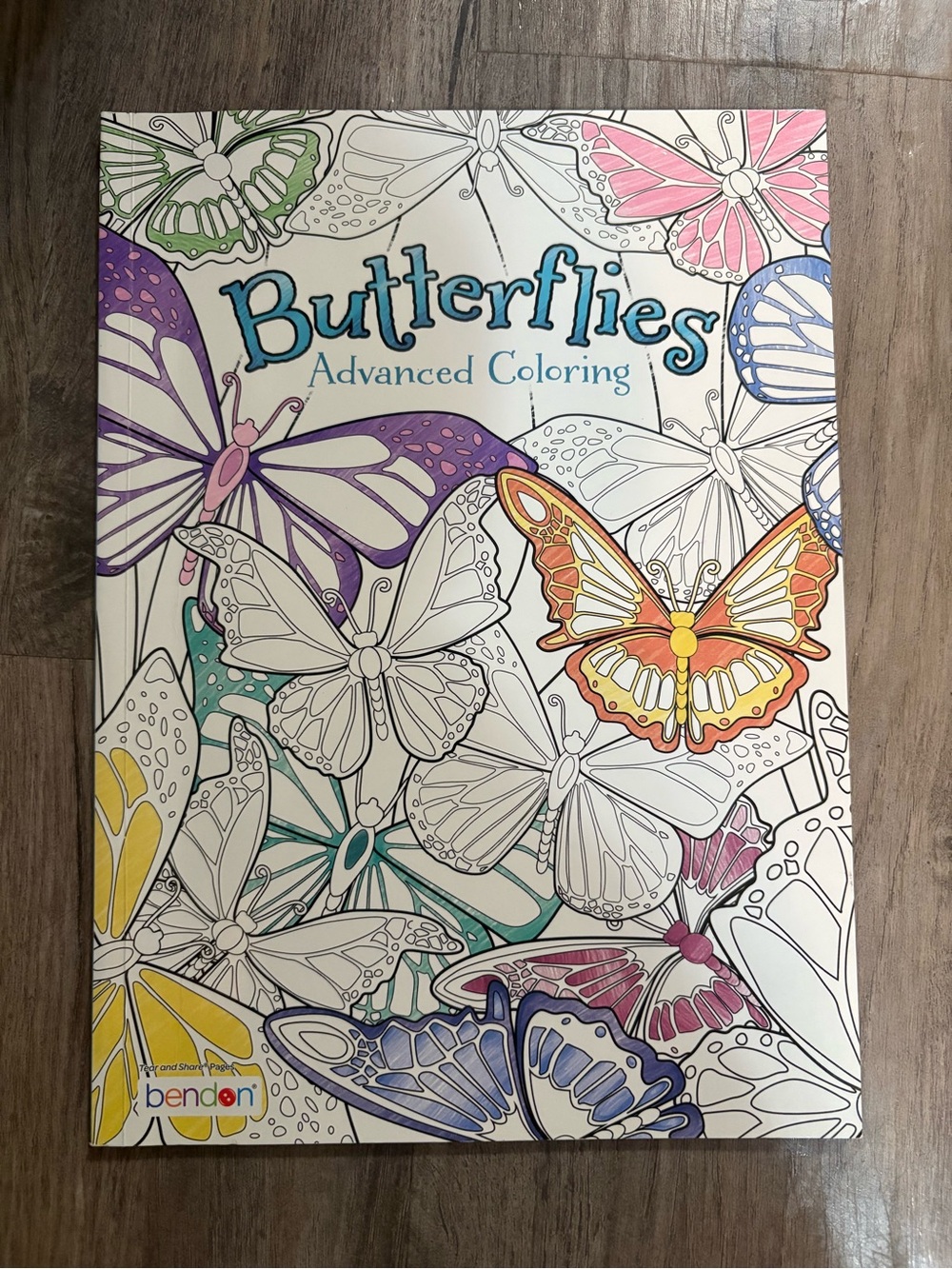 Butterflies Advanced Coloring Book - Multicolor
